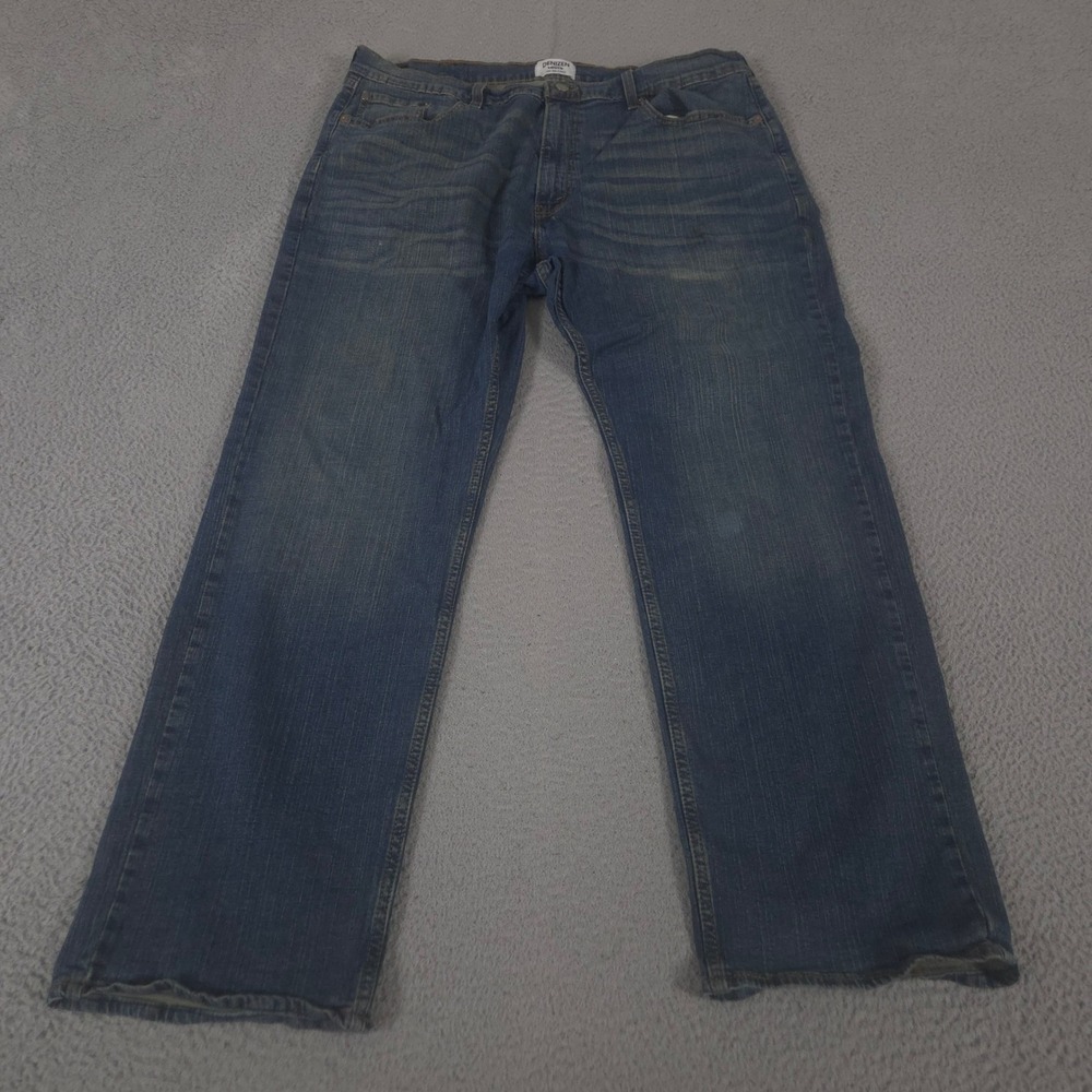 Denizen Jeans Mens 42x32 Blue 285 Relaxed Fit Stretch Denim WaterLess Pants Levi